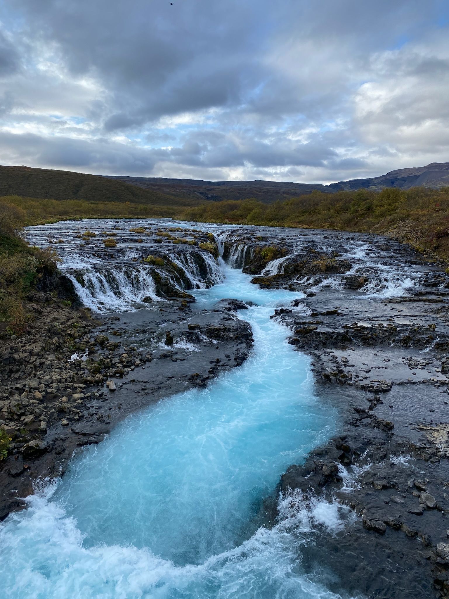 islande cascade bruarfoss cercle d’or paysage nature 