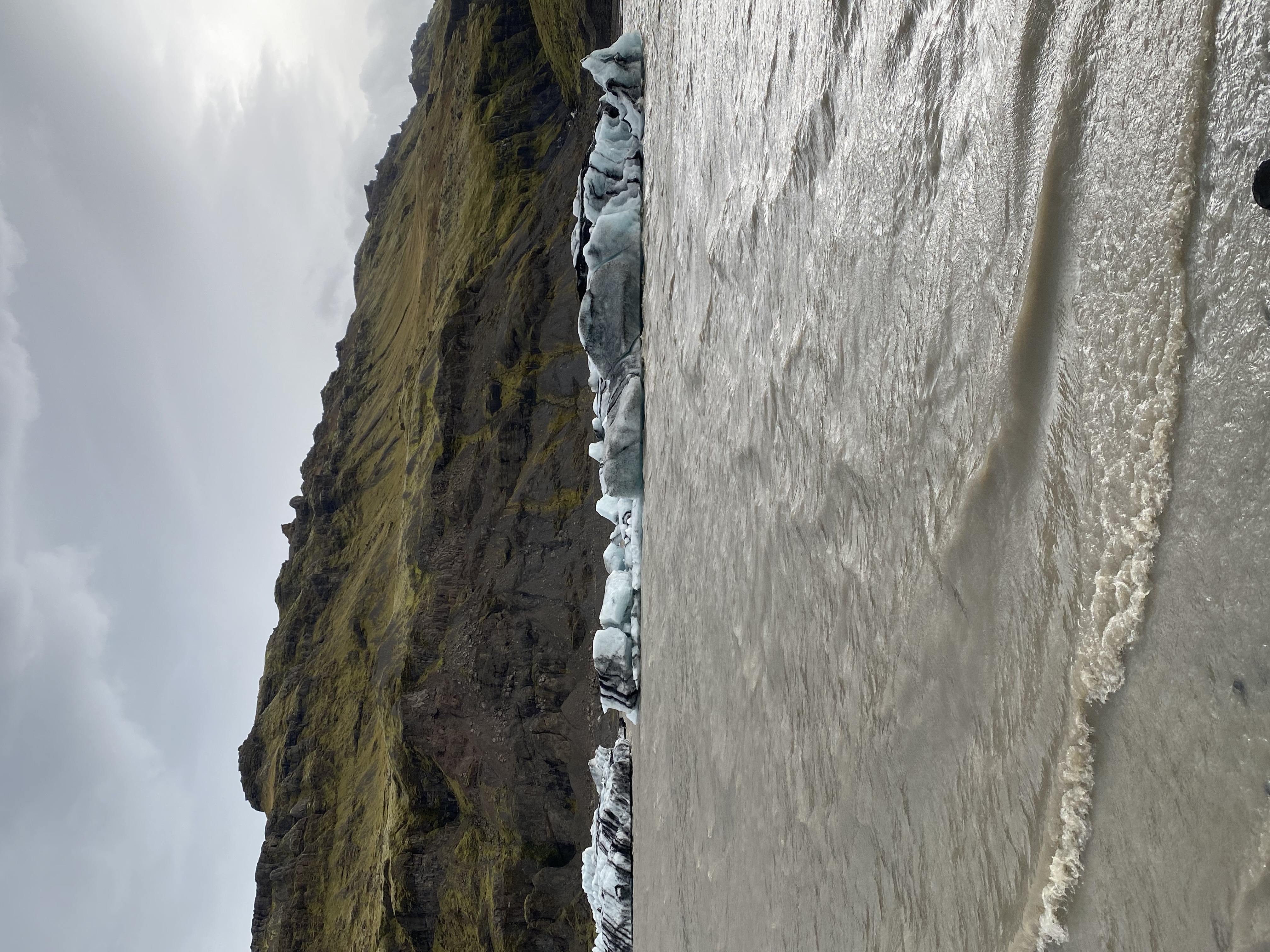 glacier islande pays nordique solheimajokull 