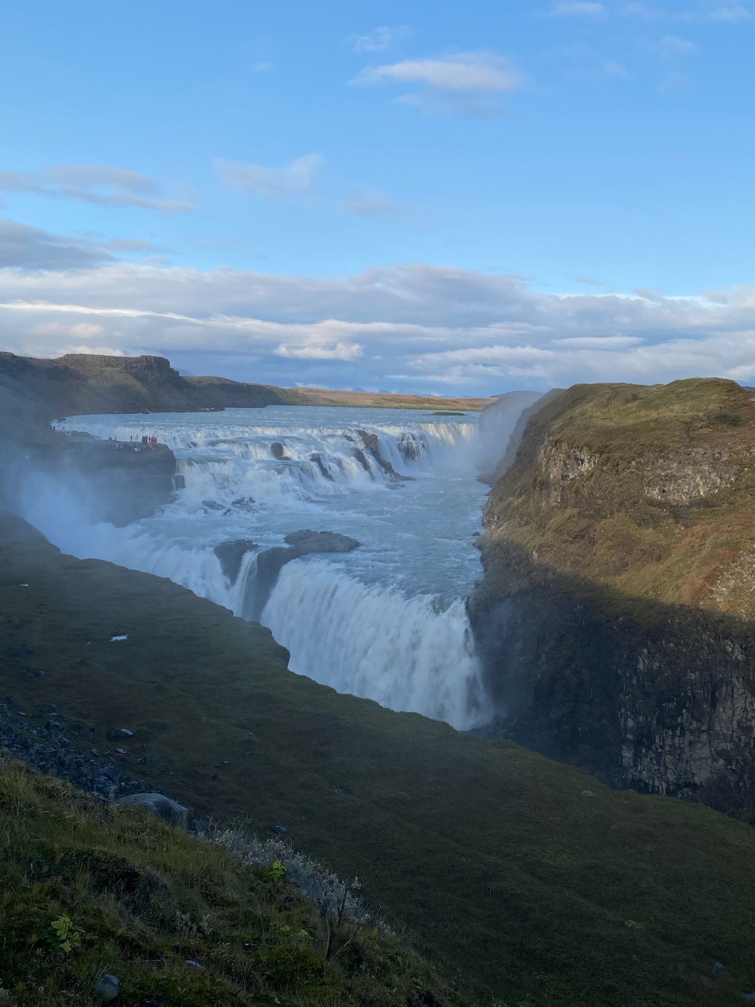 islande cercle d’or gullfoss cascade nature paysage 